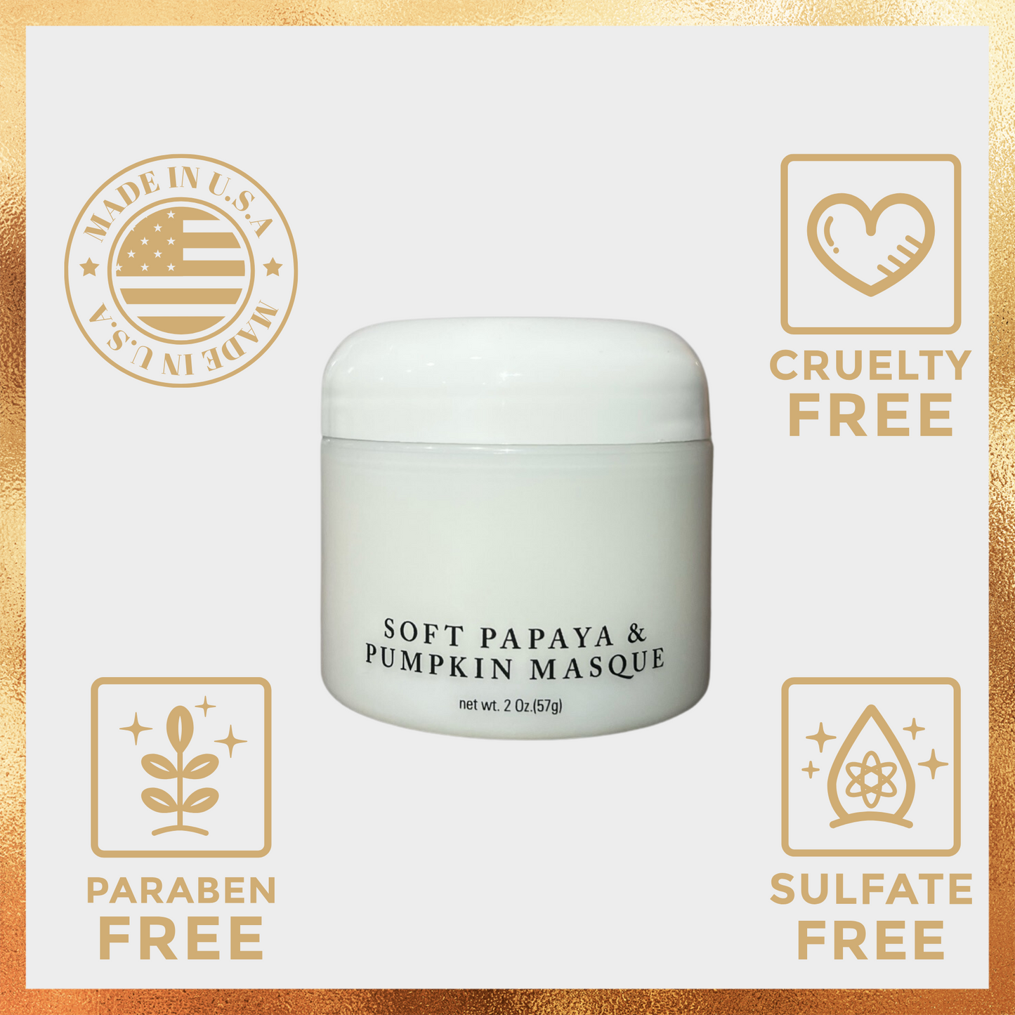 PAPAYA & PUMPKIN MASQUE 2oz | Liz's Beauty ™